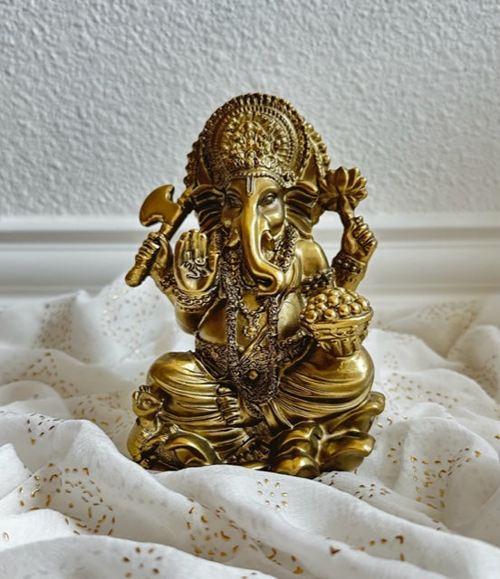 Golden Ganesha idol